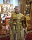 Фоторепортаж – Божественная Литургия в Храме свв. апп. Петра и Павла в Парголово 23.11.2014